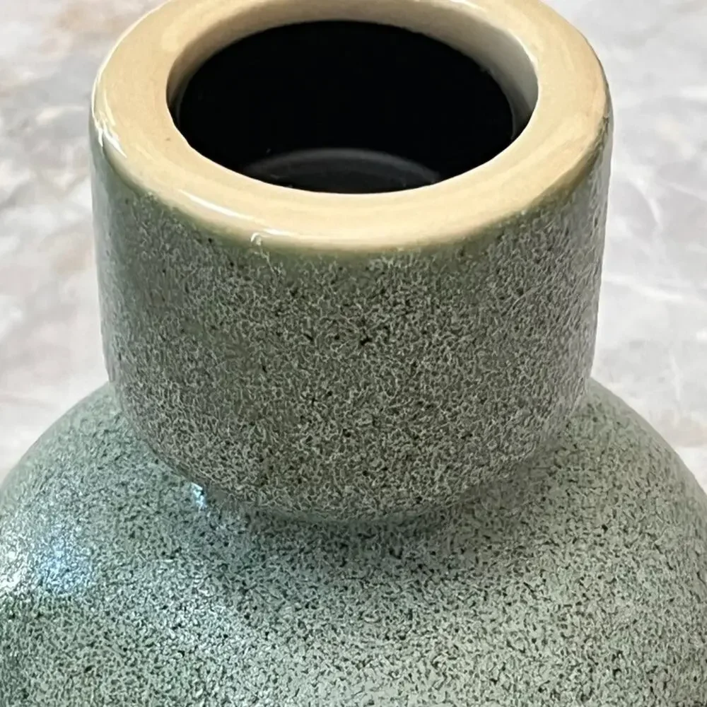 Bloomingville Green Ceramic Candle Holder 7
